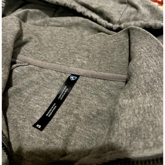 Kuhl Zip Up Brava Jacket w/Hood Gray Size XS Women's Organic Cotton - Picture 7 of 9
